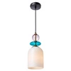 Lampa wisząca Tropea 1xE27 biała, średnia LP-2004/1P M WH