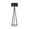 Victoria Lampa Podłogowa 1xE27 Max,60W Czarny/Czarny-Złoty/Czarny 6433904