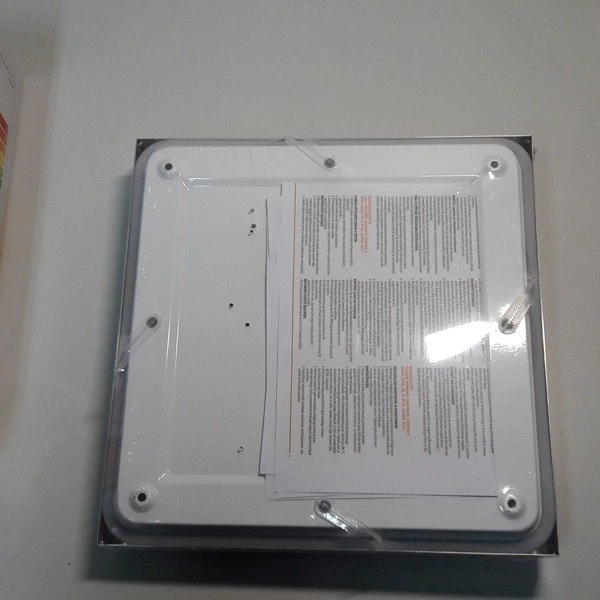 Plafon kwadrat SAMIRA S chrom 30cm 2xE27