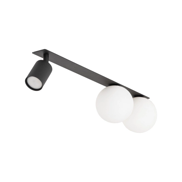 Lampa sufitowa podtynkowa VOX3 GU10 2xG9 szer.64cm | Biały - Czarny 10928