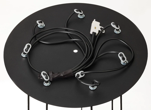 Nowoczesna Lampa wisząca ALAS wys. 35-136cm 7xG10 14W IP20 | Złoty