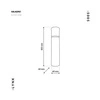 Lampa sufitowa LYNX, czarny/złoty, 1x40W E14, MZ5005