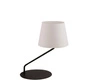 Stylowa lampka biurkowa stołowa nocna LIZBONA LAMPKA czarny/biały 50227