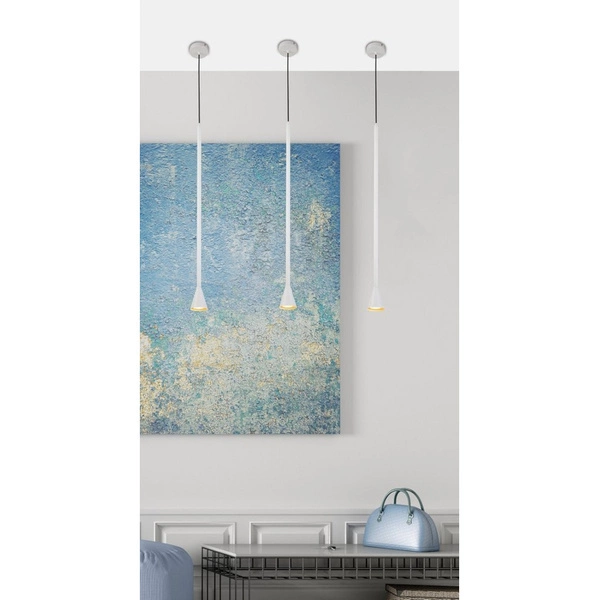 Lampa wisząca TUCSON LEDEA, 50101243, biała, 1x40W GU10