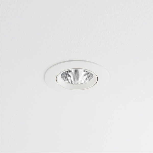 Lampa wpuszczana EGINA LED szer. 9cm 5W barwa ciepła 3000K | biały 10546