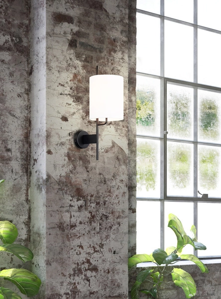 Kinkiet TOKYO LEDEA, 50401137, czarny/biały, 1x40W E27