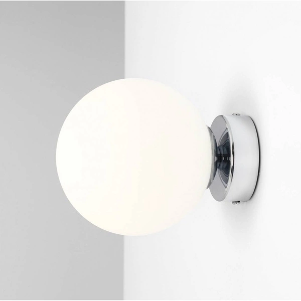 Aldex Kinkiet BALL 1076C4_S, 14 cm, chrom/biały, 1x40W E14