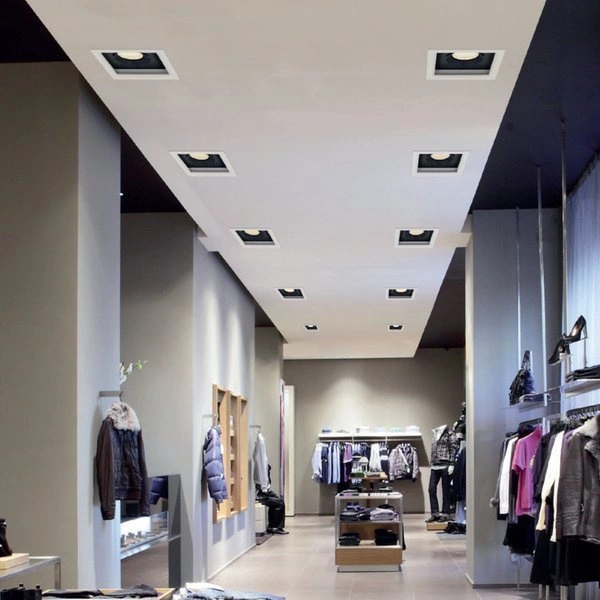 Lampa sufitowa wpuszczana DIA 18W LED 4000K | biały czarny 8721