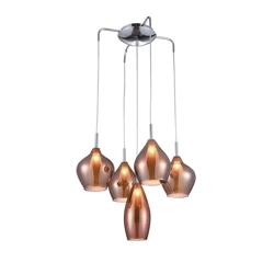 Azzardo AMBER MILANO 5 COPPER 3172