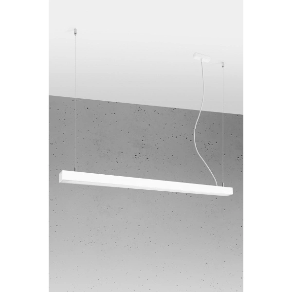 Lampa wisząca PINNE 1150 BIAŁA 38W barwa ciepła 3000K TH.065