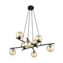 Lampa wisząca Emibig ESSA 8 MIODOWY 1204/8