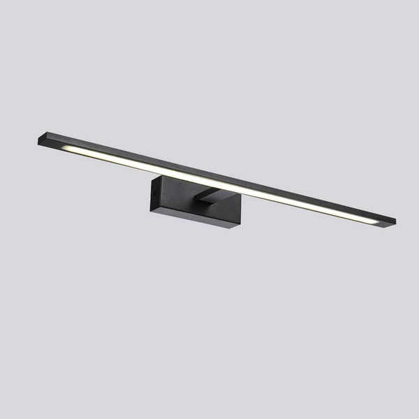 Czarny kinkiet nad lustro ISLA LED duży 62cm