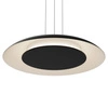 Lampa wisząca Piattino Czarny 30W LED 3000K-4000k-6000K