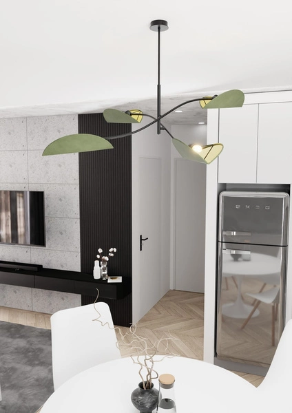 Lampa sufitowa Emibig LOTUS 4 BL GREEN 1461/4