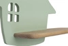 Kinkiet dziecięcy IQ Kids HOUSE z półką, 21-84866, miętowy, 5W LED, barwa neutralna 4000K