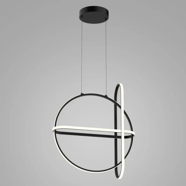 Lampa wisząca Cerrila śr. 52cm 48,6W LED ciepła biel temp. 3000K | czarny