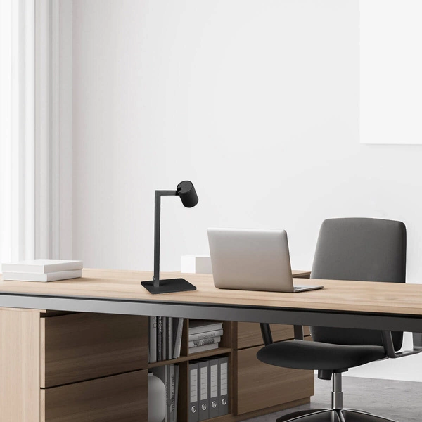 Lampa biurkowa Snow, czarna, 1x50W GU10