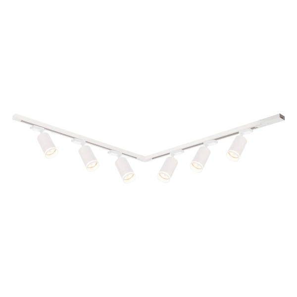 Zestaw Oprawa Pipe Ring Track Biały 6xGU10 2m