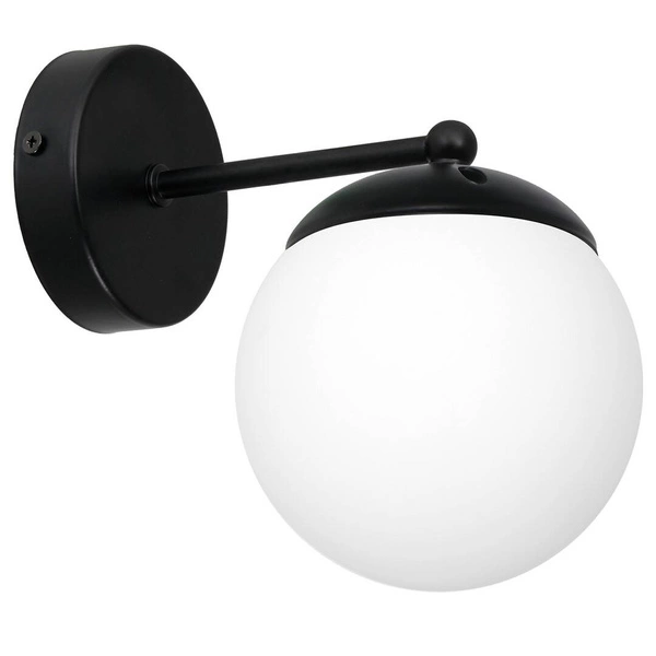 Nowoczesna lampa ścienna kinkiet LIMA BLACK 1xE14 MLP6521
