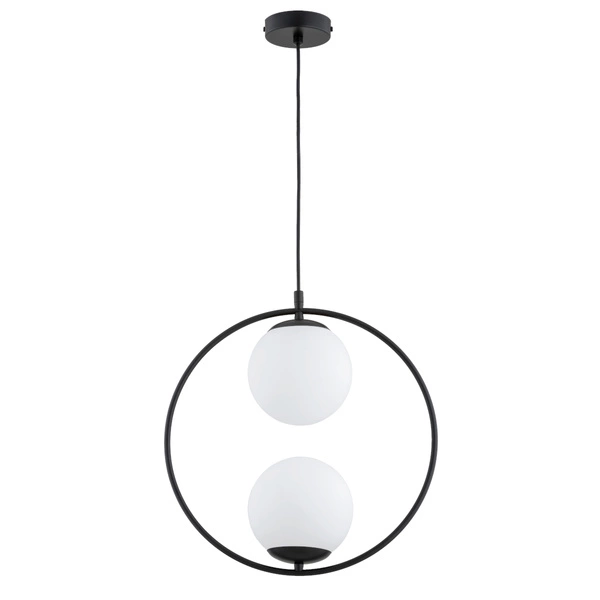 Lampa wisząca ALFA ADINO CZARNA 2xE14 39cm | 62437