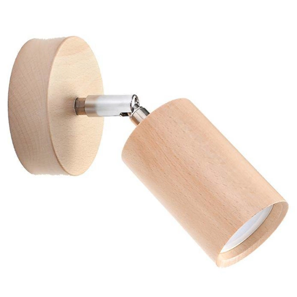 Kinkiet BERG, SL.0701, naturalne drewno, 1x40W GU10