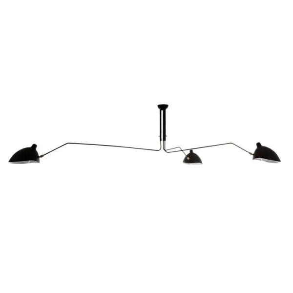 Industrialny żyrandol Davis MDE610-3 | Czarny