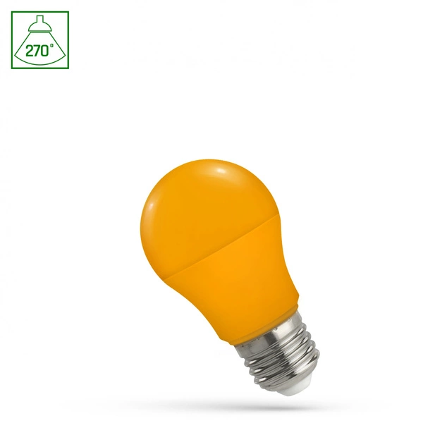 LED GLS E-27 230V 4.9W ORANGE SPECTRUM
