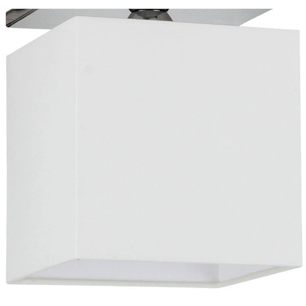 SPOTLIGHT lampa sufitowa RIVOLI Metal Chrom Abażur Biały, 8582128 8582128_SL