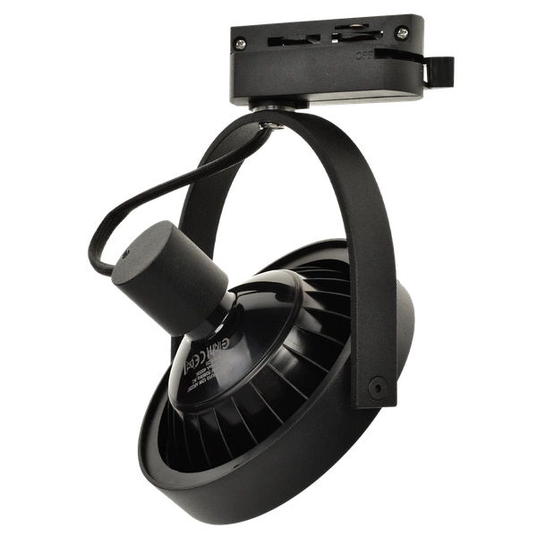 LUGAR BLACK track light 1xGU10 W Nowoczesnym stylu