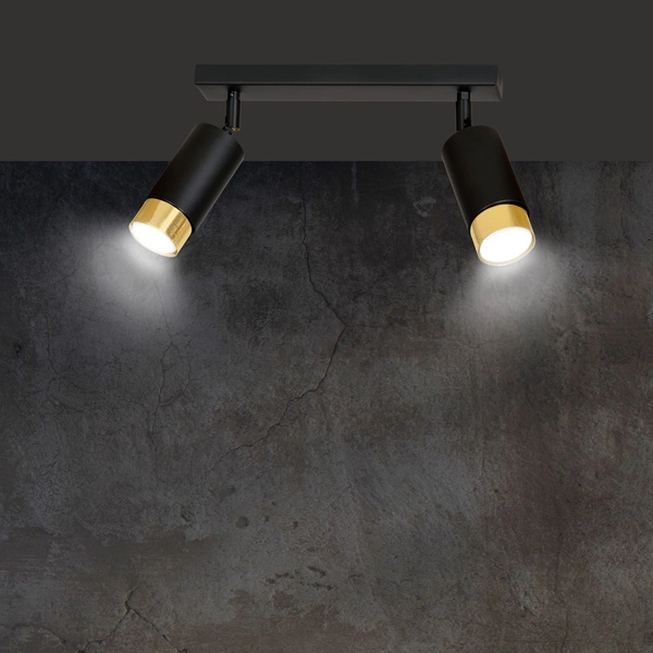 Lampa sufitowa Emibig HIRO 2 BL/GOLD 965/2