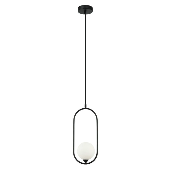 Lampa wisząca Lupus wys. 42cm G9 | czarny