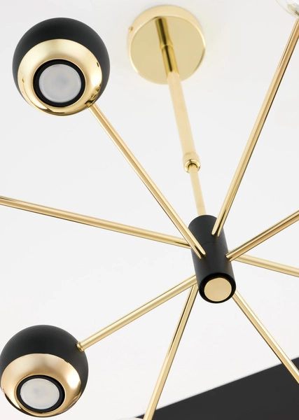 Nowoczesny Żyrandol MOKA wys. 47-69cm 4xG9 4xGU10
14W IP20 | Złoty