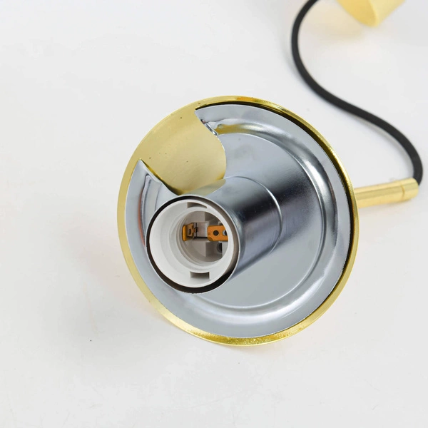 Lampa wisząca szklana kula złota PALLA śr. 30cm