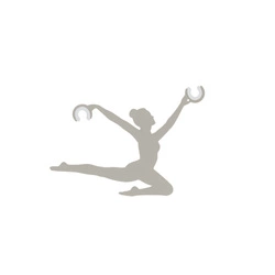 Dekoracyjny uchwyt BALLERINA umożliwiający regulację przewodu wys.11.5cm szer.7.5cm | Silk gray 11801