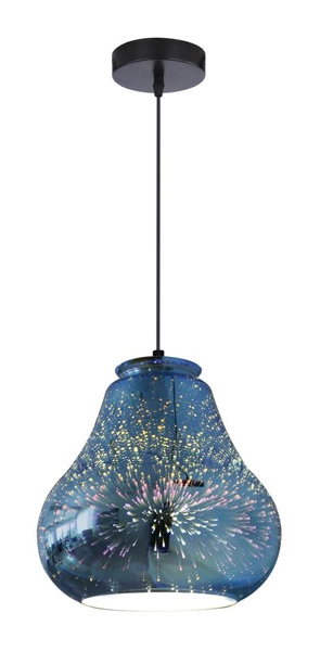 Lampa wisząca GALACTIC 31-56108 wielokolorowa z efektem 3D 1x60W E27