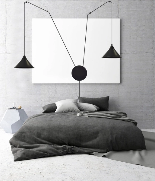 Lampa wisząca Emibig ABRAMO 2 Czarny 160/2