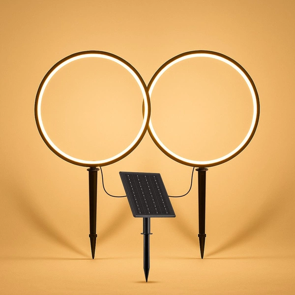 Lampa Solarna Rings 2x1,5W 2x25lm 3000K