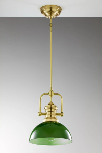 Klasyczna Lampa wisząca PLATINO wys. 166cm 1xE27 15W IP20 | mosiądz szczotkowany