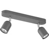 Lampa sufitowa TOP 3302 2xGU10 szara 3302