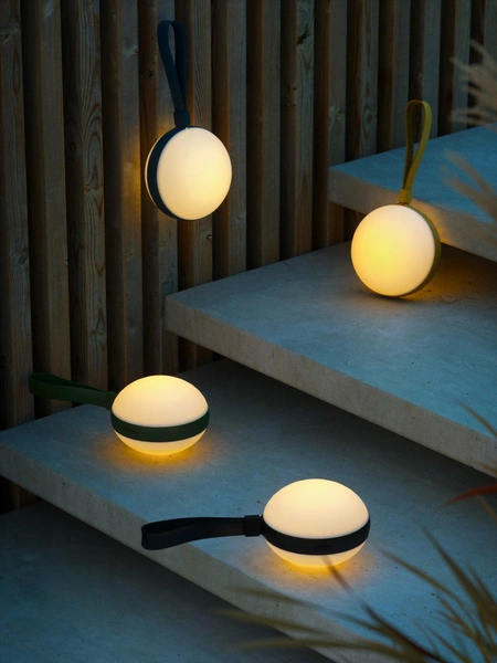 Lampa z przenośna na akumulator BRING LED 2700K Biała ciepła Plastik | Biały