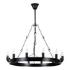 Lampa Wisząca Bellona 12xE14 Max.60W Czarny Metal 9801204