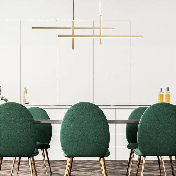 22008P-BK/GD EDGE LAMPA WISZĄCA CZARNO-ZŁOTA/BLACK-GOLD