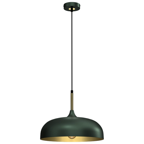 Lampa wisząca LINCOLN, MLP8032, 35 cm, zielony/złoty, 1x60W E27