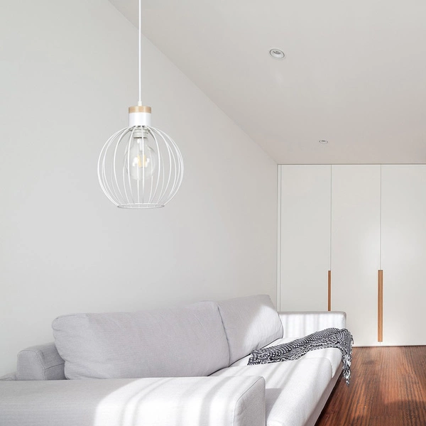 Lampa wisząca Emibig BARBADO 1 Biały 755/1