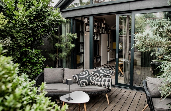 Lampka przenośna do domu i ogrodu MAHE LED CCT dotykowa IP54 | czarna 8398