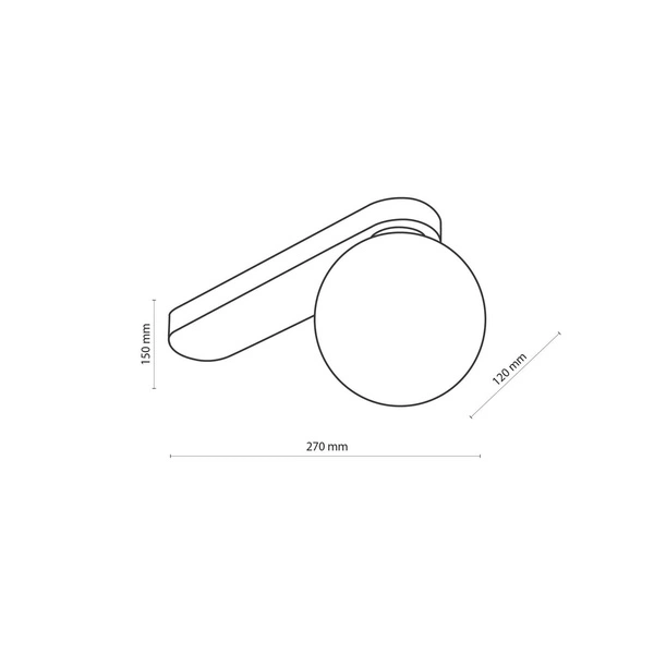 BIANCA GOLD LAMPA SUFITOWA 1 PŁ 4698