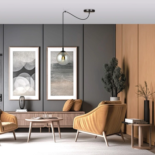 Lampa wisząca Emibig GIGI 1 BL GRAFIT 937/1