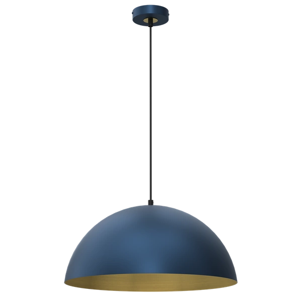 Lampa wisząca BETA, MLP8289, 45 cm, granatowy/złoty, 1x60W E27