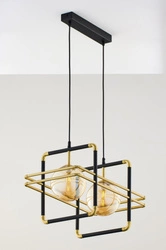 Nowoczesna Lampa wisząca FIORI wys. 115cm 2xG9 14W IP20 | Złoty