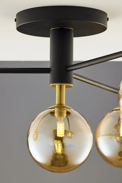 Nowoczesna Lampa sufitowa FIGARO wys. 34cm 4xG9 14W IP20 | Złoty